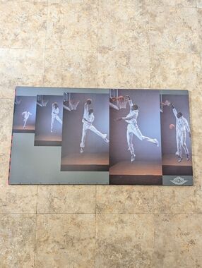 Vintage Nike Michael Jordan Imagination Poster Plak Air Jordan NBA Chicago Bulls